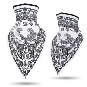Summer UV Screen Sun Protection <strong>Veil</strong> Cycling Triangle Face Mask Neck Gaiter Cover Scarf Paisley Cooling Mesh Bandanas - Product Image 6