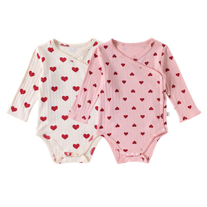 पर्यावरण के अनुकूल कपास नरम बेबी जम्पसूट बांस फाइबर पजामा नवजात शिशु के कपड़े कस्टम लुभावनी बच्चे के रोमांटिक मुद्रित - Product Image 2