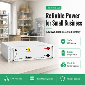 Batería Modular Apilable LiFePO4 <span class=keywords><strong>CFE</strong></span> 51.2V 100Ah 5kWh para Sistemas de Almacenamiento de Energía Solar (ESS) con Comunicación CAN y 6000 Ciclos de Vida Útil - Product Image 4