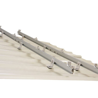 SOEASY Kit de fixation solaire en L en aluminium pour vente en gros, ensemble complet de pieds en L pour panneaux solaires sur toit métallique