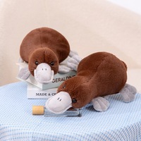 Boneka Platypus Berpemanas dengan Kain Lembut dan Nyaman untuk Mengurangi Kecemasan, Stres, dan Hadiah Pendukung Emosional