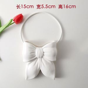 Jarrón de Cerámica con Lazo de Estilo Europeo para Colgar en la Pared, Decoración para Arreglos Florales en Sala de Estar, Estudio, Hogar - Product Image 4