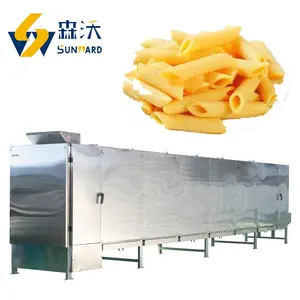 Eenvoudige Bediening Verschillende Vorm Pasta Maken Machine 300 Kg/u Automatische Korte Cut Pasta Macaroni Extruder Productielijn