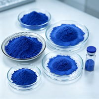 Poudre lyophilisée de tripeptide de cuivre GHK-Cu à 99 % de pureté, matière première cosmétique, livraison directe d'usine