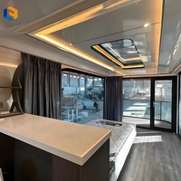 Maison capsule spatiale de luxe personnalisée, maison modulaire intelligente préfabriquée pour centre de villégiature, glamping et affaires Airbnb