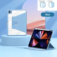 2023 Yeni Gelen Rekabetçi Fiyatlı PU Deri Akrilik Ultra İnce 360 Derece Dönebilen Tablet Kılıfı 10.2/10.5/10.9/11/12.9'' için