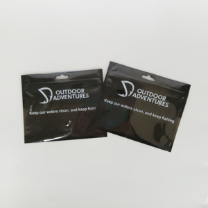 Sac d'emballage personnalisé à trois soudures latérales pour leurres souples de pêche avec fenêtre transparente pour appâts de pêche - Product Image 3