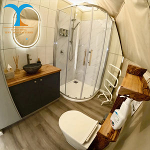 Cabine de douche extérieure <span class=keywords><strong>Tente</strong></span> de plage pour bébé Tentes étoiles pour événements Camping Poêle à bois avec four - Product Image 6