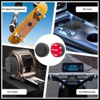 Casing Pelindung Anti-Hilang Anti-Guncangan MiniTag untuk Grosir Pelacak Lokasi Air Tag, Casing Stylish dengan Serat Karbon