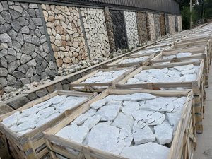 Pietra <span class=keywords><strong>per</strong></span> <span class=keywords><strong>Pavimentazione</strong></span> in Arenaria Bianca Naturale dal Design Moderno, Durevole ed Ecologica, <span class=keywords><strong>per</strong></span> Uso Esterno e Interno, Garanzia di 5 Anni - Product Image 4