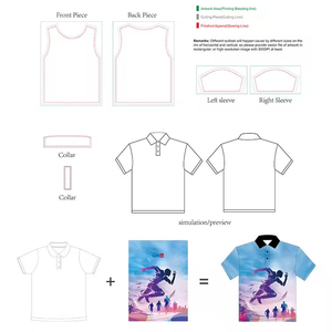 Camiseta Polo Deportiva de Manga Corta con la Bandera de Bahamas para Hombre, Sublimación Personalizada, para Eventos de Celebración Nacional, Venta al Por Mayor - Product Image 4