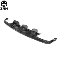 Diffuseur de pare-chocs arrière en fibre de carbone pour Mercedes Benz Classe C W204 2008-2011 Diffuseur arrière