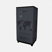 Stabilisateur de tension compensé triphasé entièrement automatique NCTS RW 120KVA 96KW 380V Précision 2% Détection automatique 60/50Hz Haute performance