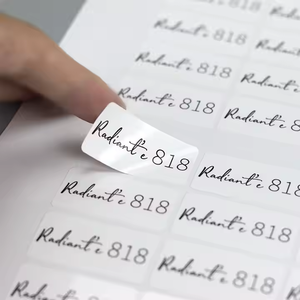 Bán buôn tùy chỉnh chất lượng tốt logo trang trí chết cắt túi quà tặng phong bì bong bóng bao bì nhãn Sticker - Product Image 5