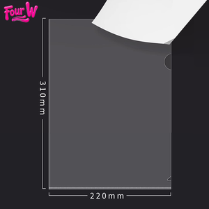 Thư mục trong suốt A4 nhựa không thấm nước tập tin Bìa văn phòng văn phòng phẩm biểu tượng tùy chỉnh mô hình - Product Image 2