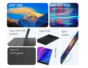 <span class=keywords><strong>Ofertas</strong></span> por Tiempo Limitado: Monitor Portátil de 15.6 Pulgadas, 1920 * 1080 FHD, USB, Alta Definición, para Juegos y Laptops - Product Image 6