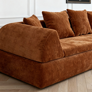 Canapé modulaire deux places Cloud - Design moderne, tissu en flanelle, idéal pour appartement, mobilier de salon, assise profonde et moelleuse - Product Image 4