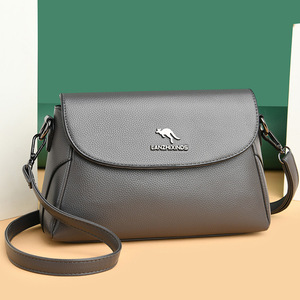 New Fashion Luxury Handbag Contrast PU Leather High Quality Large Capacity Women's Daily Office Shoulder <b>Bag</b> Messenger <b>Bag</b> - Product Image 1