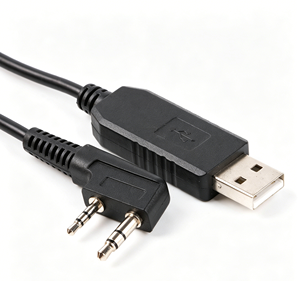 <span class=keywords><strong>Cable</strong></span> Serial USB a TTL FTDI, <span class=keywords><strong>Cable</strong></span> de Programación PLC con Conector K, <span class=keywords><strong>Cable</strong></span> de Datos para PC para Radios Walkie Talkie Kenwood Baofeng - Product Image 1
