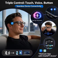 Lunettes Intelligentes IA avec Caméra 8MP, Enregistrement Vidéo HD, Traduction en Temps Réel pour Voyages en Extérieur W610