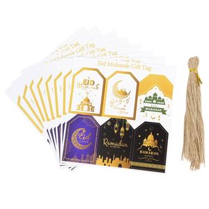 48Pcs Eid Mubarak Paper Label Gift Tag Ramadan Islam Muslim Festival <b>Party</b> Decoration Gift Bag <b>Boxes</b> Hang Decor Eid Al Adha - Product Image 3