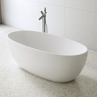 Baignoire en acrylique intégrée pour usage domestique, autoportante, adaptée aux petits espaces, baignoire indépendante