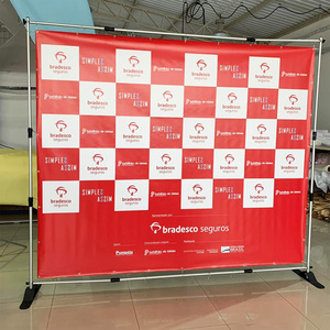 Espositore per Fiere con <span class=keywords><strong>Banner</strong></span> Fotografico Step and Repeat, Supporto per Fondale Regolabile e <span class=keywords><strong>Telescopico</strong></span> - Product Image 5