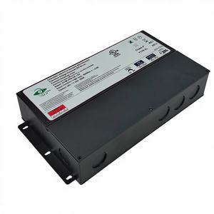 UL-gecertificeerde PF>0.9 Triac 5-in-1 dimbare LED-driver voor LED-strips, 30W-300W, 12VDC/24VDC, waterdichte transformator - Product Image 1