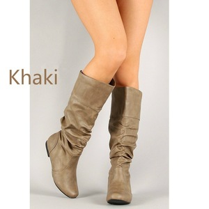 2026 NUOVI Stivali KJ Plus Size per <span class=keywords><strong>Donna</strong></span>, Stivali da <span class=keywords><strong>Donna</strong></span>, Vendita all'Ingrosso di Fabbrica, Scarpe in Pelle PU da <span class=keywords><strong>Donna</strong></span>, Stivali Invernali con Tacco Grosso - Product Image 3