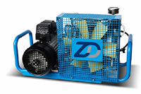 Compresseur d'air haute pression portable 100L/min 300Bar 4 étapes EN12021 CE pour la plongée sous-marine, la lutte contre les incendies, le paintball et l'utilisation industrielle