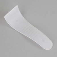 Masque PP incurvé grattoir à crème épilatoire outils de maquillage de salon de beauté spécial-cuillère à plaque de grattage d'épilation