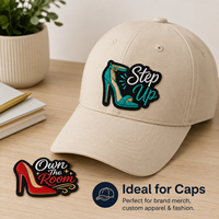 Parches Bordados Personalizados para Zapatos de Tacón Alto, Solución Integral OEM ODM, Insignias de Moda para Marcas de Ropa, Venta al Por Mayor