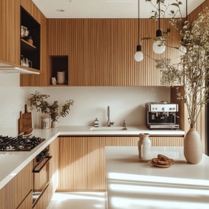 CBMmart Customizable Kitchen <strong>Cabinets</strong> with Pull-Out <strong>Pantry</strong> <strong>Cabinet</strong> Shelves - Product Image 5