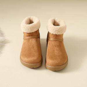 Bottes d'hiver en daim chaudes StepGrace pour femmes, semelle extérieure en caoutchouc antidérapante, doublure en fourrure, bottes thermiques à la cheville - Product Image 2
