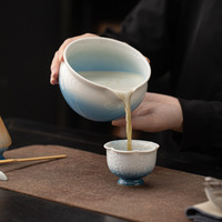 Vente en gros en usine Lanhe Ensemble de cérémonie Matcha biologique du Japon Bol Chawan à Matcha en céramique rose avec bec verseur