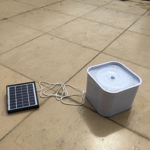 WHY460 fontana automatica per gatti per animali domestici con illuminazione a LED capacità 2L ciotola per abbeveratoio per cani e gatti solari - Product Image 5