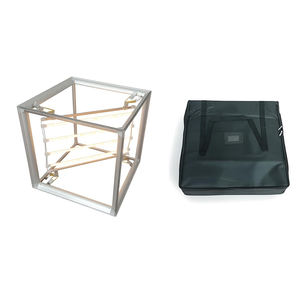 Boîte à lumière 3D SEG en tissu portable à assemblage facile, imprimée sur mesure, cadre en aluminium rectangulaire, affiche décorative rétroéclairée par LED sur 6 faces - Product Image 6