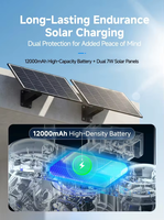 Caméra solaire NotaTrust 8MP AOV 4G à quatre écrans, 3 PTZ, CCTV solaire, batterie 12000mAh, surveillance sans fil, protection de sécurité, caméra solaire