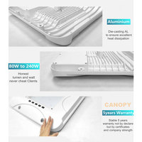 Lámpara LED para Exteriores Resistente a la Lluvia, 200W 150W, para Gasolineras, Iluminación de Techo, Caminos Cubiertos, Proveedor de Lámparas