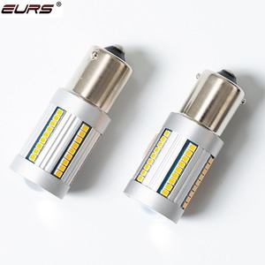 Mới BA15S bau15s P21W T20 7440 7443 <span class=keywords><strong>LED</strong></span> bóng đèn <span class=keywords><strong>CANBUS</strong></span> 3030 66smd tự động lần lượt tín hiệu xe ngược phanh 1156 30V ánh sáng <span class=keywords><strong>CANBUS</strong></span> miễn phí - Product Image 1