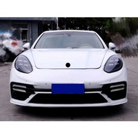 Kit de Carrocería Estilo TurboS para Panamera 2009-2016 970 971, Actualización de Parachoques Delantero con Modificación de Faros Delanteros Nuevos