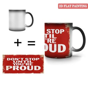 Mug à sublimation vierge 11oz en céramique, tasse magique activée par la chaleur pour design DIY - Product Image 4