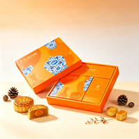 Boîte cadeau portable en matériau recyclé, adaptée aux aliments, pour pâtisserie, emballage robuste, vente en gros, logo personnalisé, emballage papier pour cadeaux de fêtes