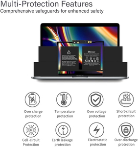 อะไหล่<span class=keywords><strong>แบ</strong></span><span class=keywords><strong>ต</strong></span>เตอรี่ A2141สำหรับ <span class=keywords><strong>MacBook</strong></span> <span class=keywords><strong>Pro</strong></span> 16นิ้ว Retina Series (2019-2020) เข้ากันได้กับ A2113สำหรับแล็ปท็อป - Product Image 3
