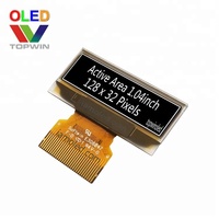 Panel OLED tipo conector de 1,04 "30 pines Resolución de 128x32 Interfaz I2C SPI Pantalla OLED