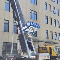 Camion élévateur à échelle aérienne neuf de 45 m, châssis Howo Faw, cabine simple, vente directe usine Chine JIUHE, idéal pour le déménagement domestique