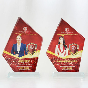 Trophées de récompense en cristal <span class=keywords><strong>diamant</strong></span>é personnalisés avec impression couleur intégrale MH-J0422 - Product Image 5