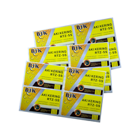 Étiquettes industrielles personnalisées Haoxuan résistantes à la chaleur, étiquettes autocollantes en rouleau imperméables pour la fabrication en gros, pour l'utilisation sur les plaques signalétiques d'équipements