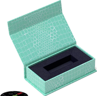 Scatola Regalo di Lusso Portatile con Chiusura Magnetica, in Cartone con Carta Testurizzata e Inserto in Schiuma Nera