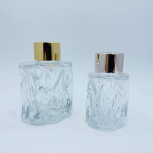 Bouteille diffuseur en verre 50ml 100ml avec bouchon en plastique, accessoires d'aromathérapie pour projets créatifs, mariages, fêtes, pots en verre - Product Image 3